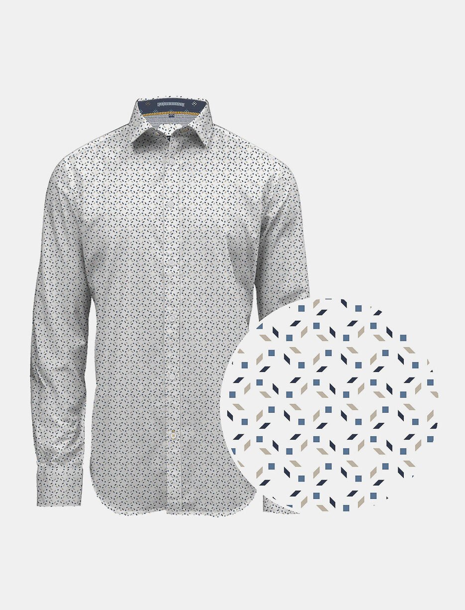 Chemise habillée à motif