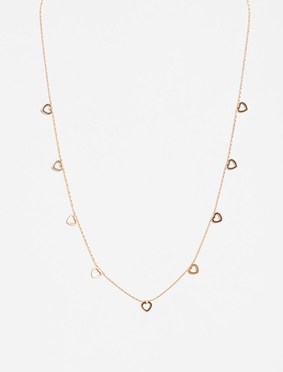 Collier à pendentifs coeurs