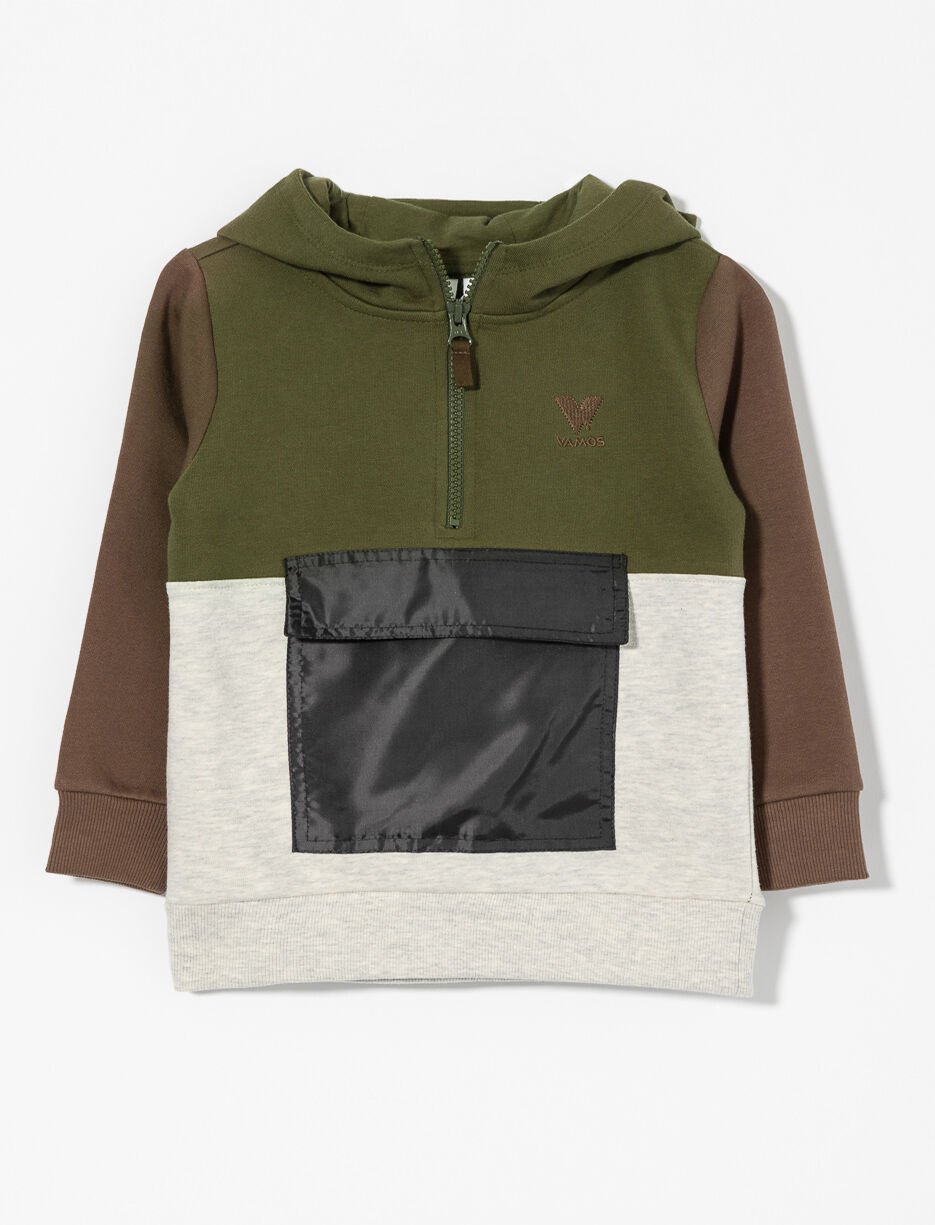 Half-zip Fleece Hoodie - Baby Boy