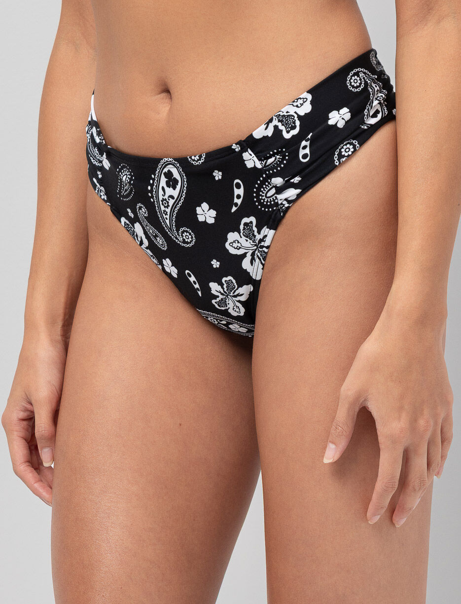 Ruched Side Bikini Bottom