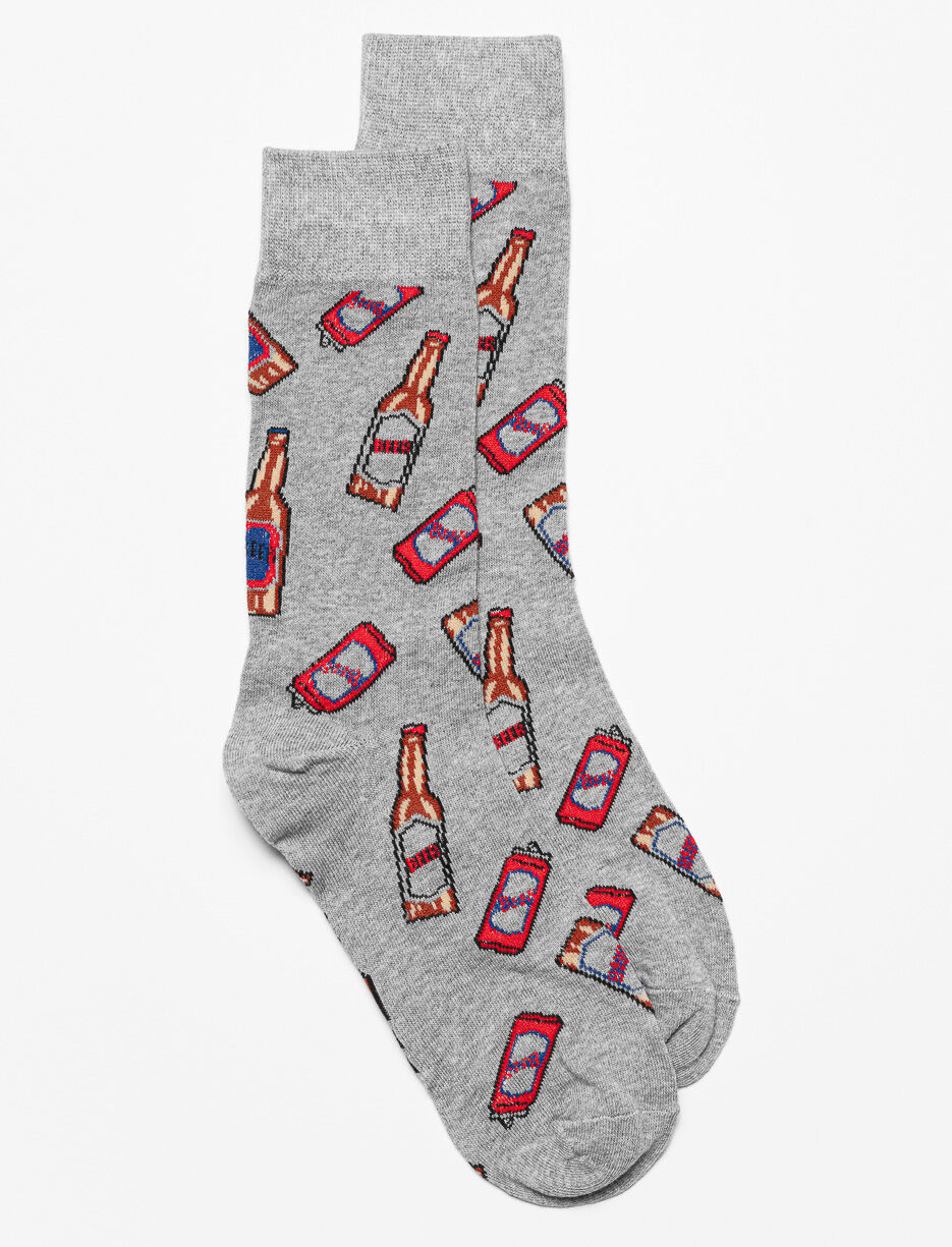 Printed Crew Socks