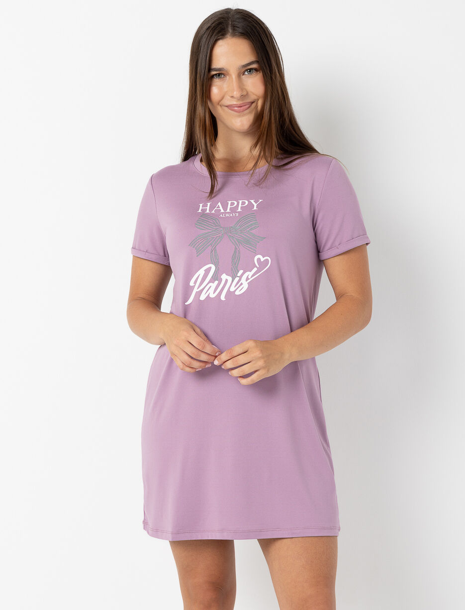 Chemise de nuit imprimée