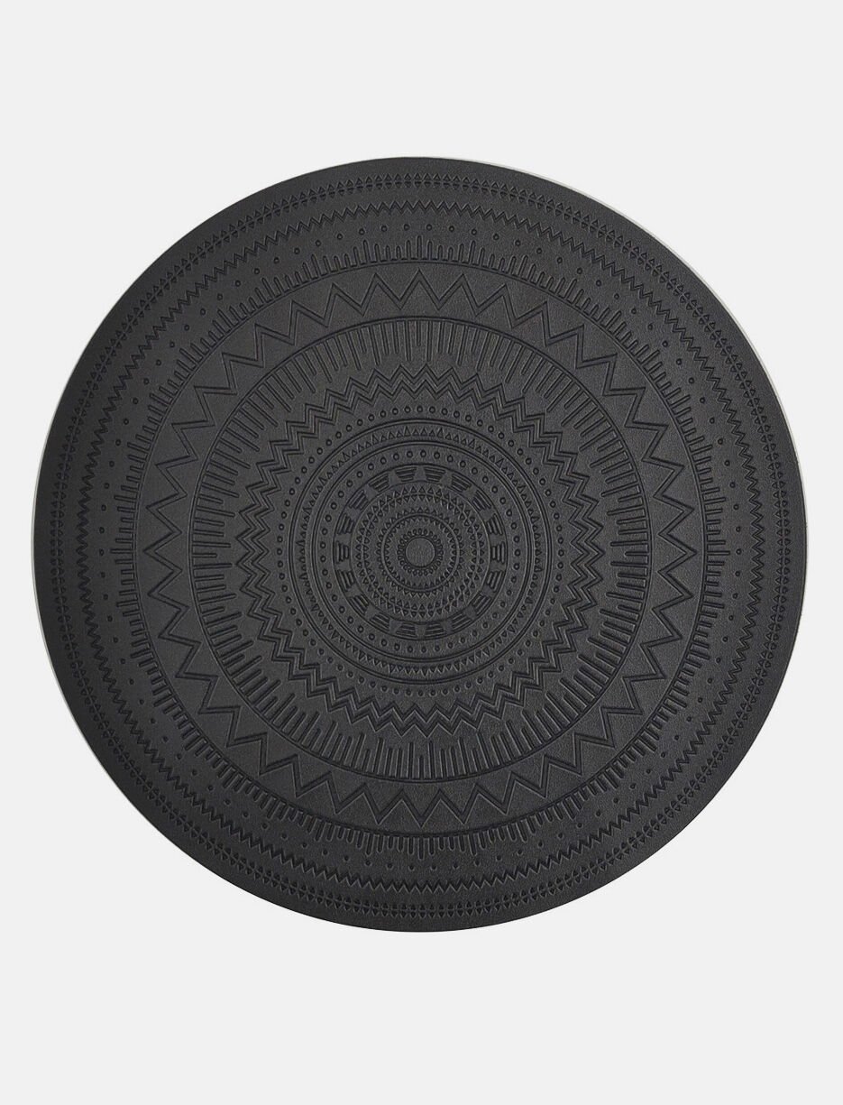 Napperon effet cuir rond Napperon effet cuir rond