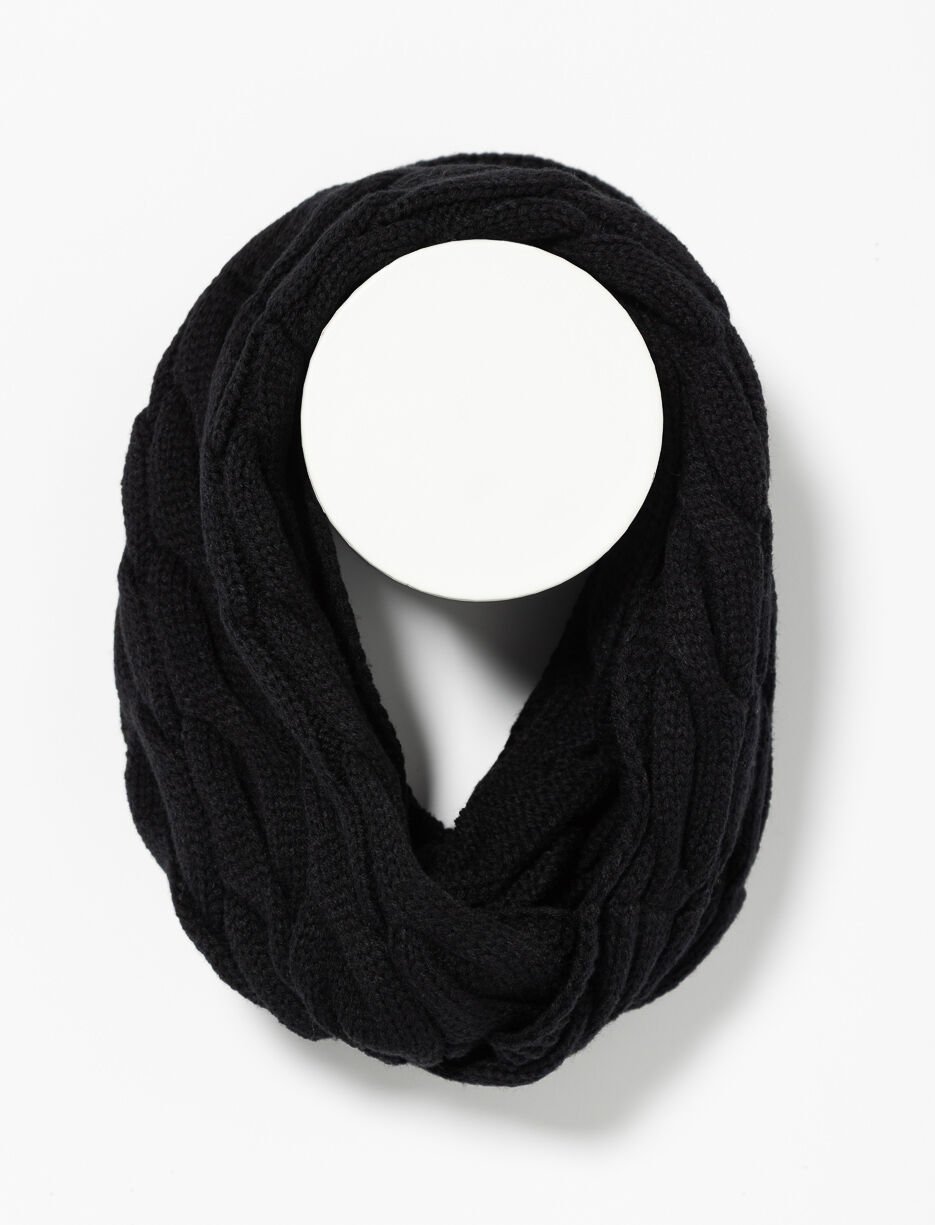 Foulard en tricot torsadé infini