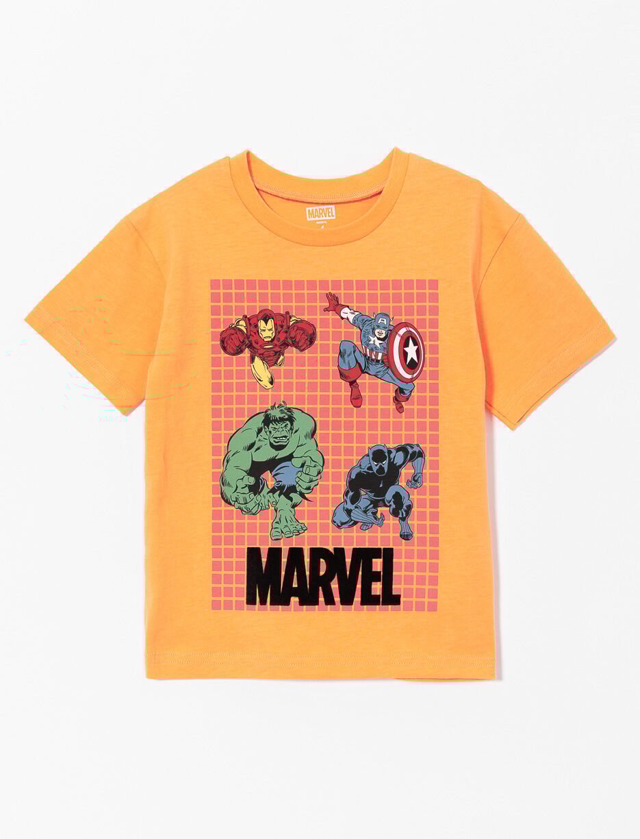 T-shirt imprimé à col rond - Marvel
