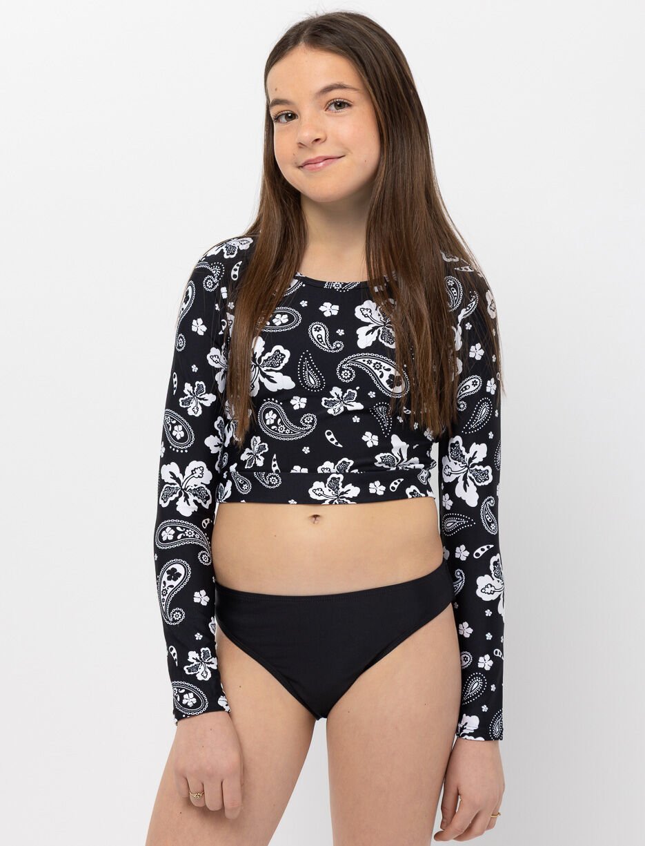 Maillot dermoprotecteur 2 pi&egrave;ces imprim&eacute;