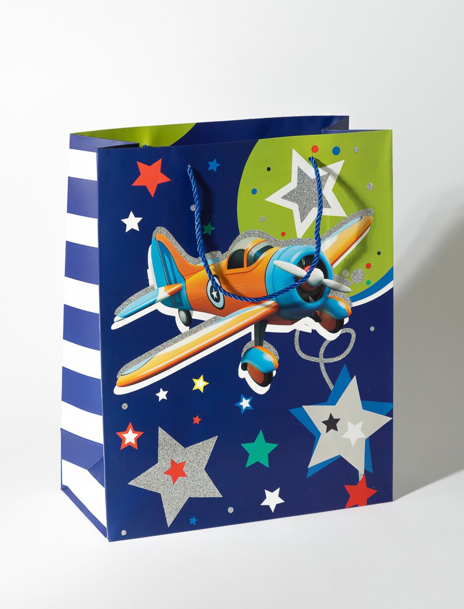 Sac cadeau imprimé moyen