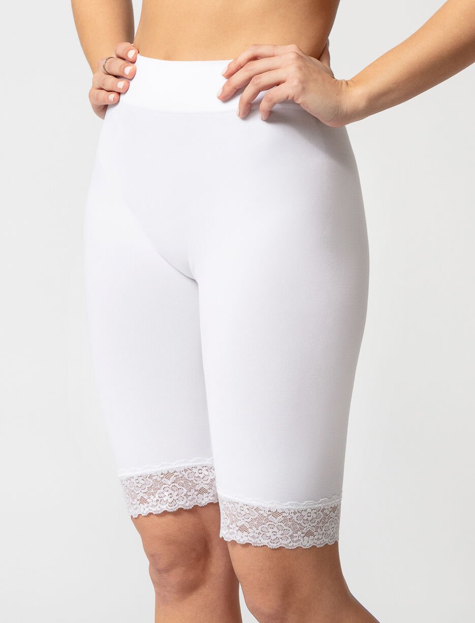 Bermuda sans coutures à dentelle