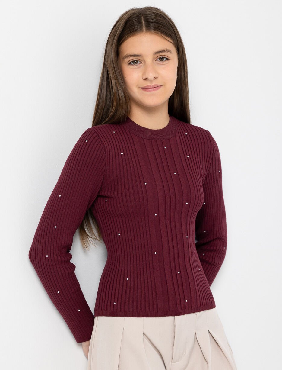 Chandail en tricot scintillant