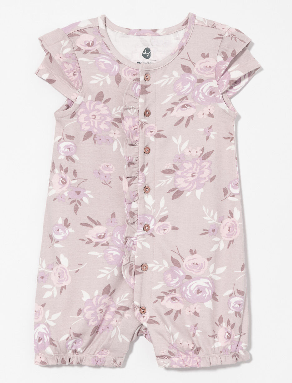 Organic Cotton Printed Romper