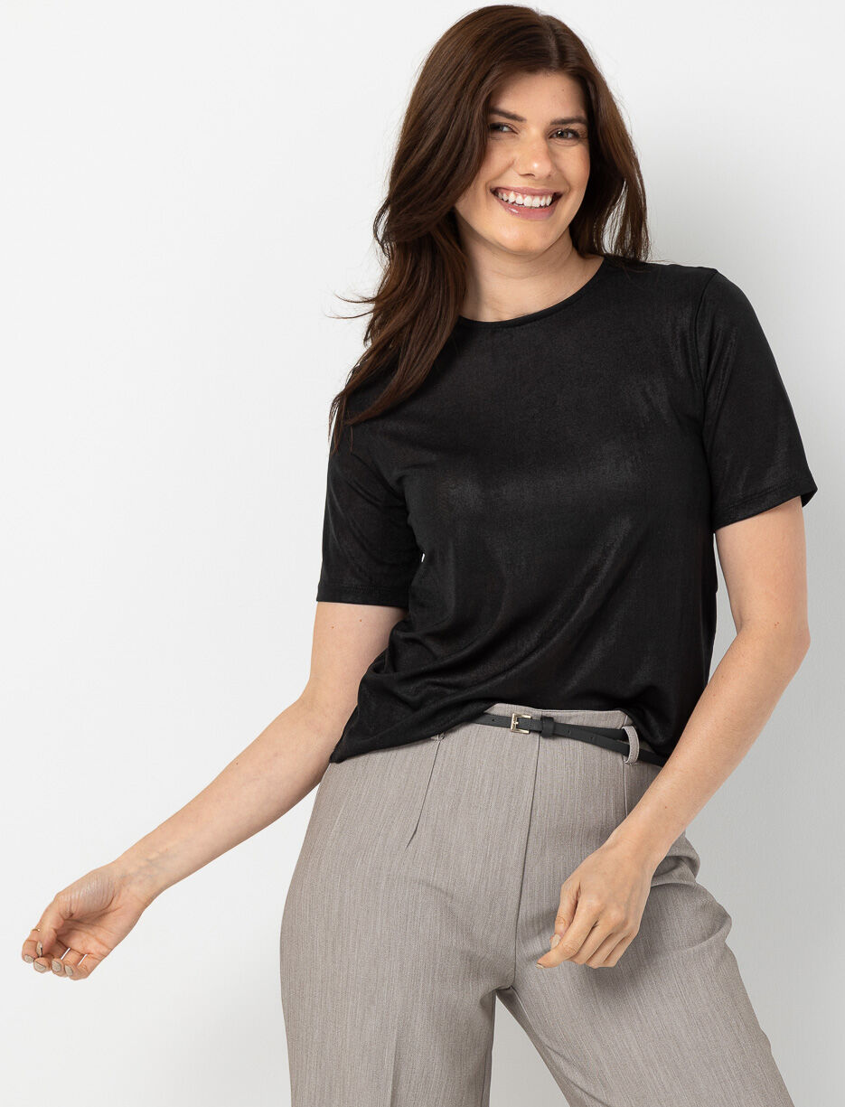 Shimmer Velvet T-shirt