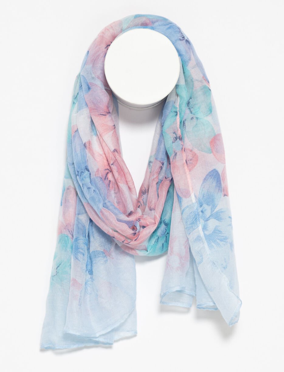 Light Floral Scarf