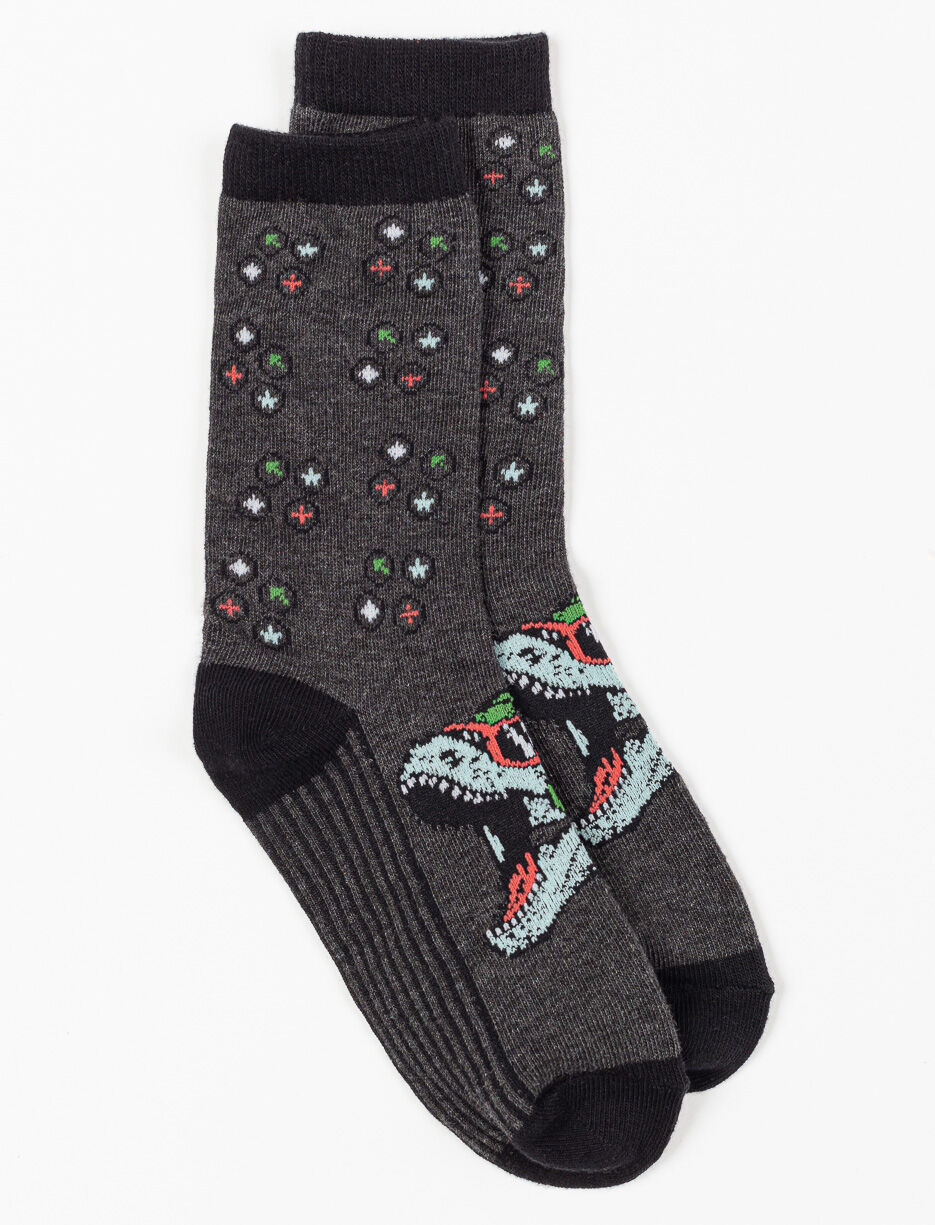 Printed Crew Socks