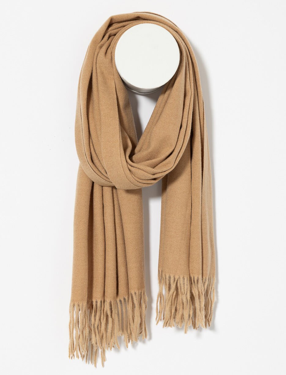 Foulard léger à franges