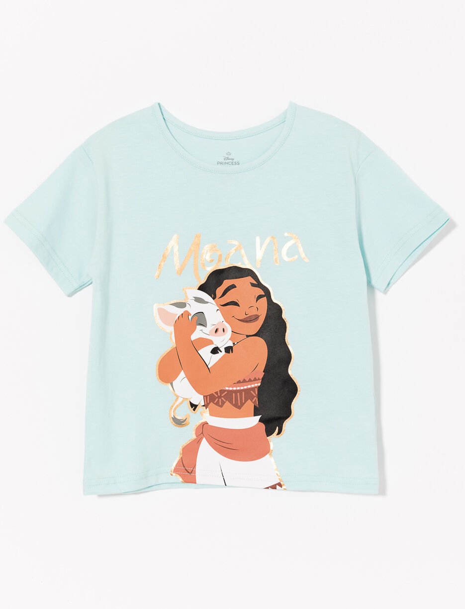 Glitter Print T-shirt - Moana