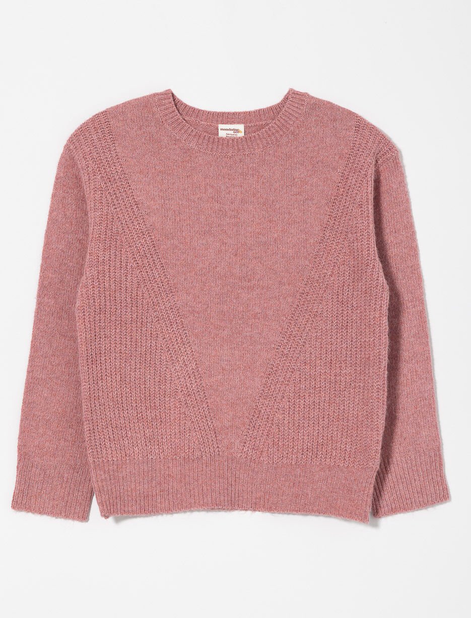 Relaxed Fit Knit Sweater - Little Girl