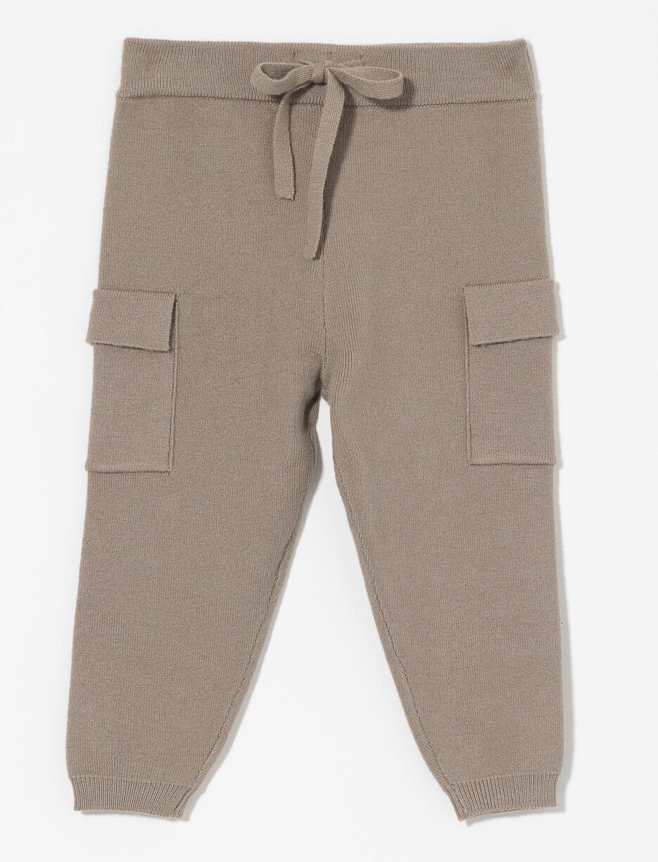 Pantalon jogger cargo en tricot - bébé fille