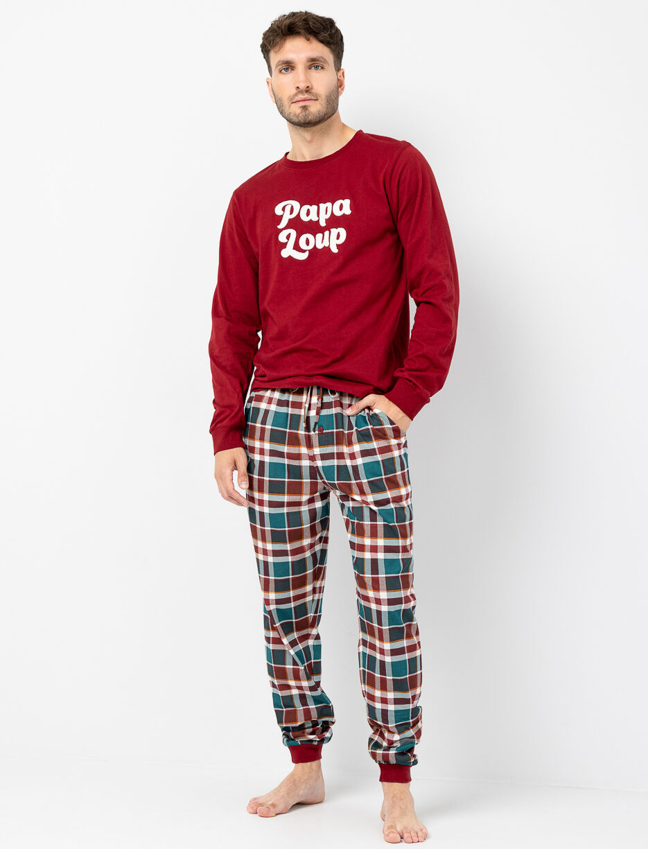 Pantalon de pyjama à carreaux