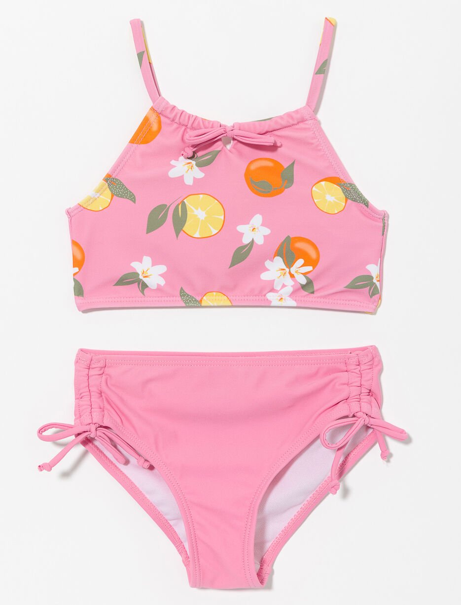 Maillot 2 pièces imprimé - petite fille