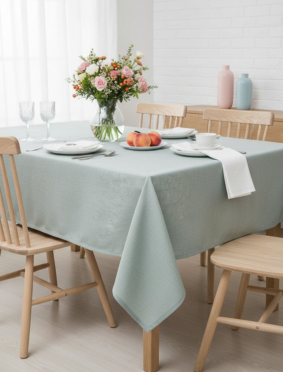 Nappe en faux lin - 55 x 86 po