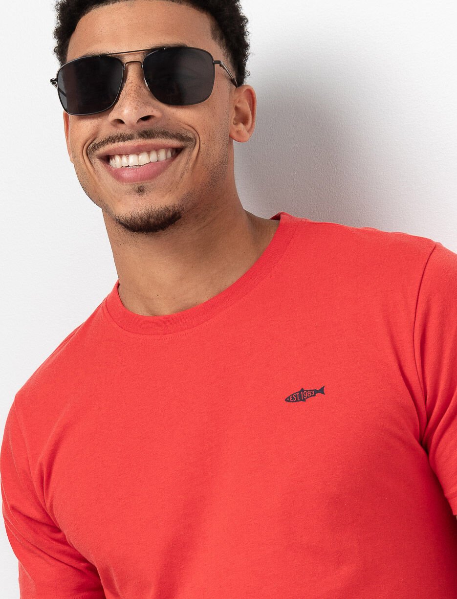 T-shirt en coton bio imprimé au dos