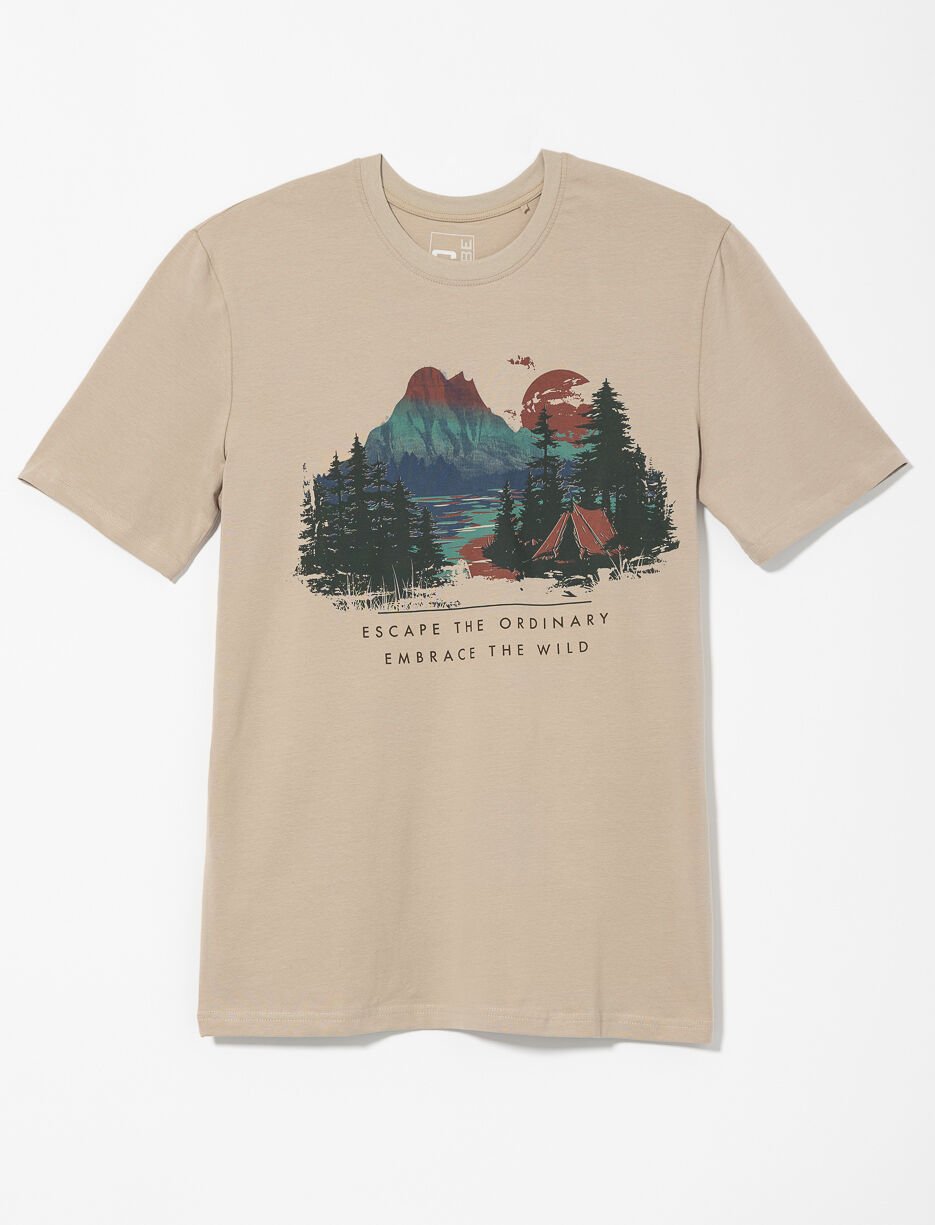 Printed Crew-neck T-shirt