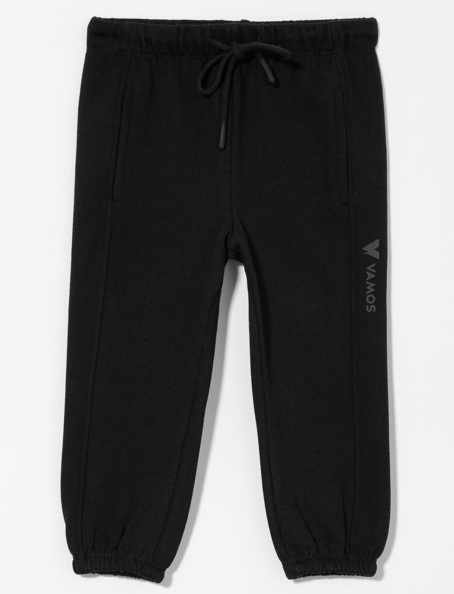 Fleece Pants with Cut Line Design