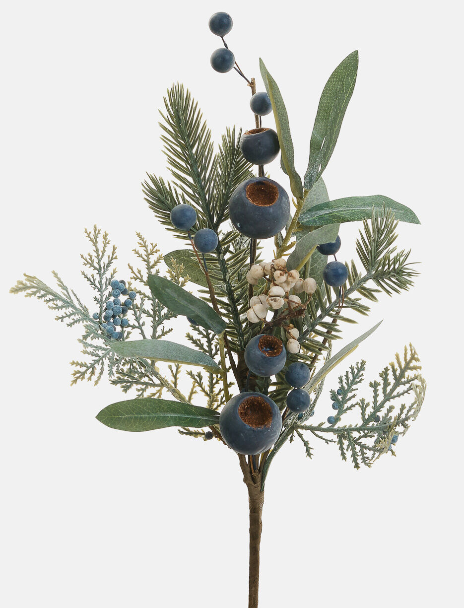 Tige artificielle de feuillage et baies
 Tige artificielle de feuillage et baies