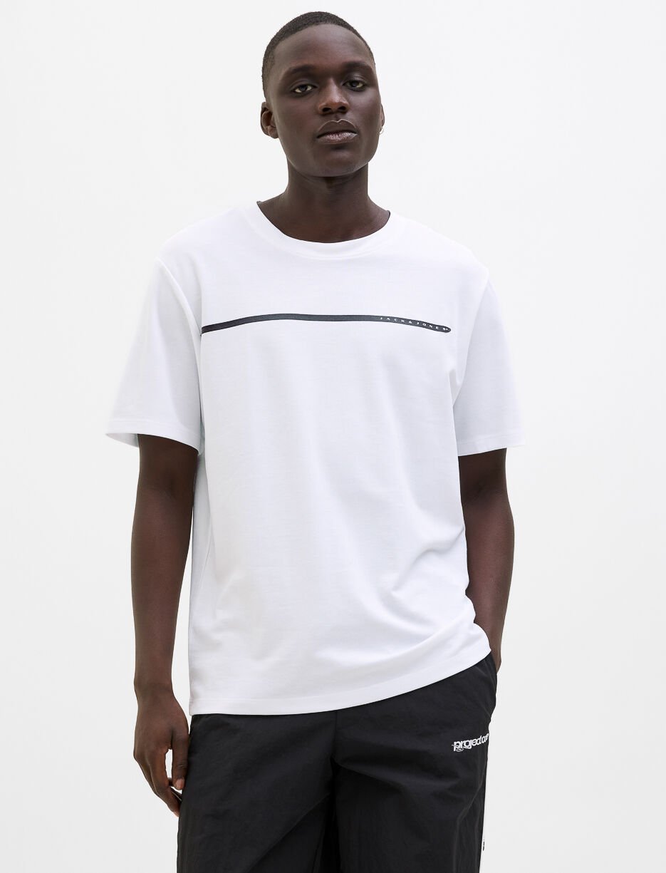 T-shirt imprimé à col rond