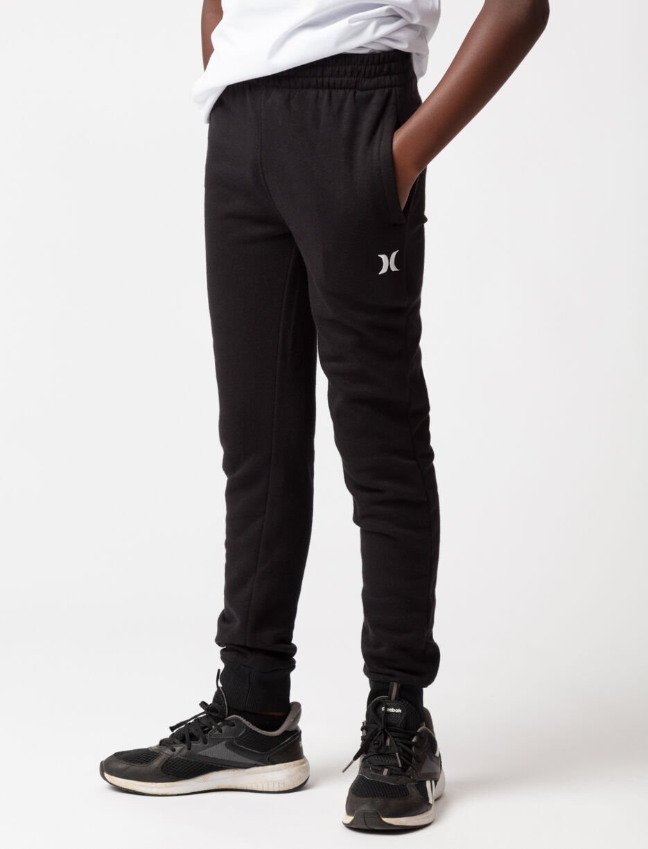 Solid Elastic Waist Joggers