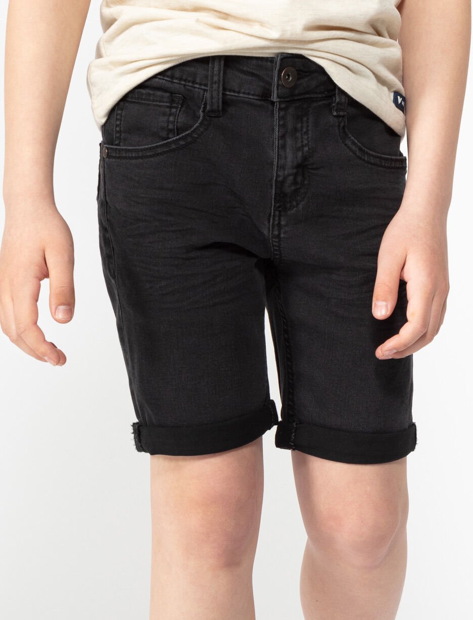 Stretch Denim Shorts