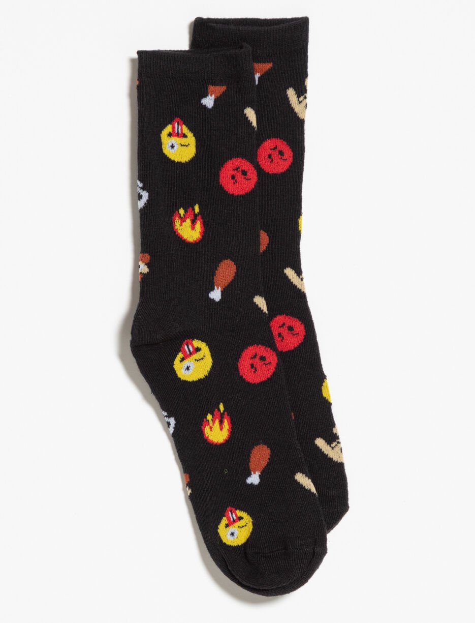 Printed Crew Socks