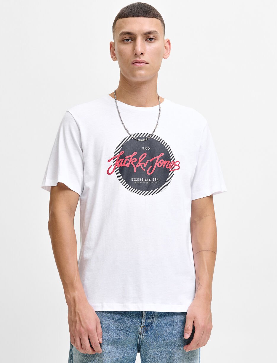 T-shirt imprimé à col rond