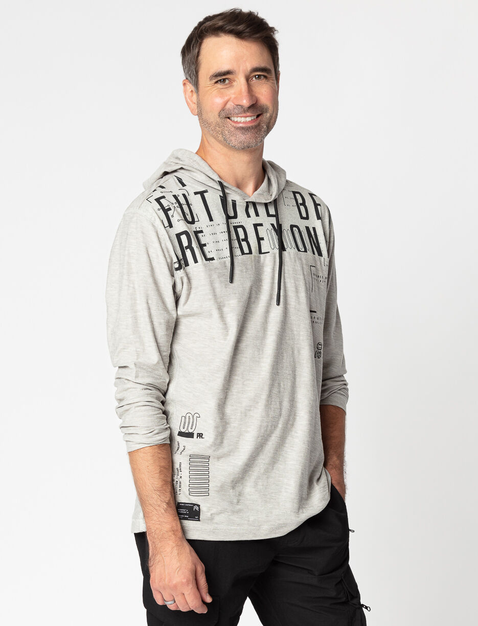 Hooded Graphic T shirt