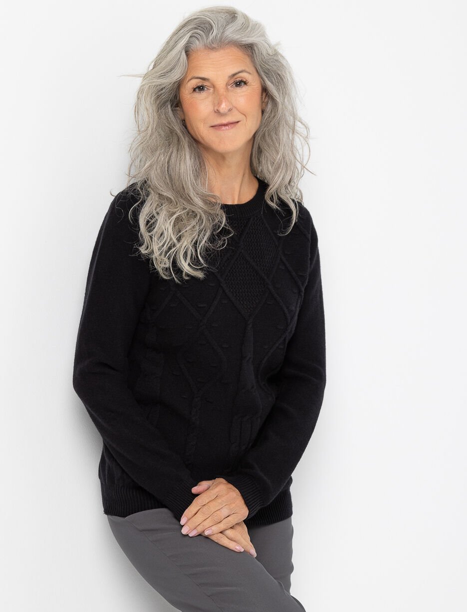 Textured Knit Sweater