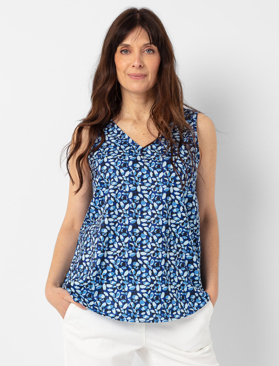 Camisole à motifs col en V