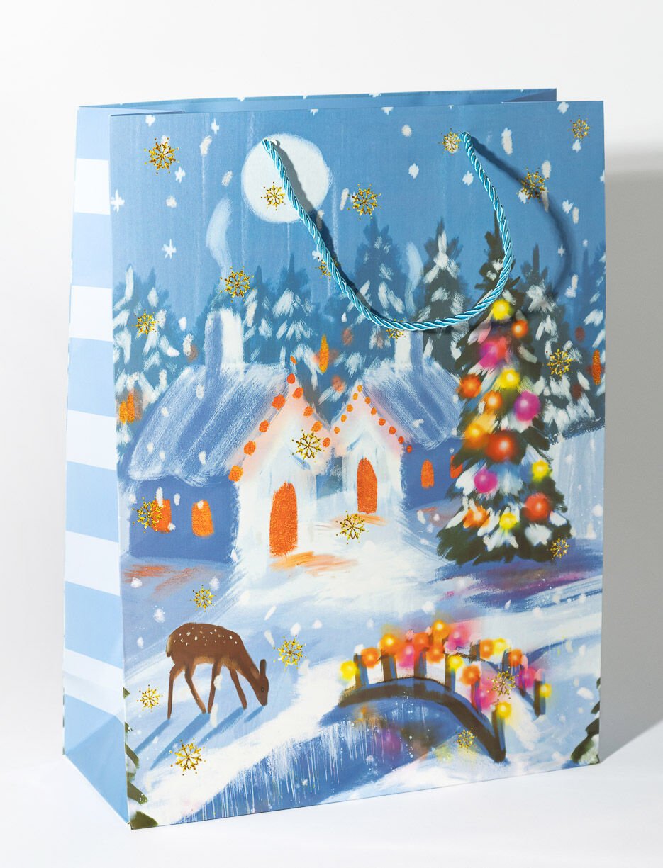 Sac cadeau No&euml;l grand