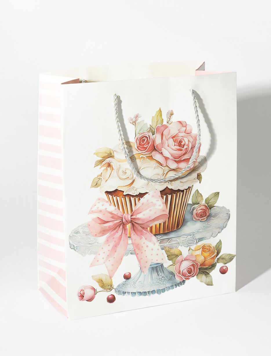 Sac cadeau g&acirc;teau moyen