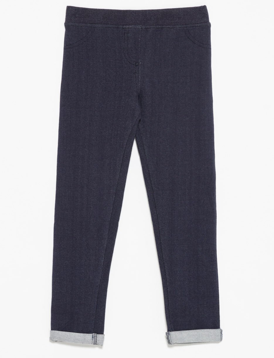 Legging roulé au bas