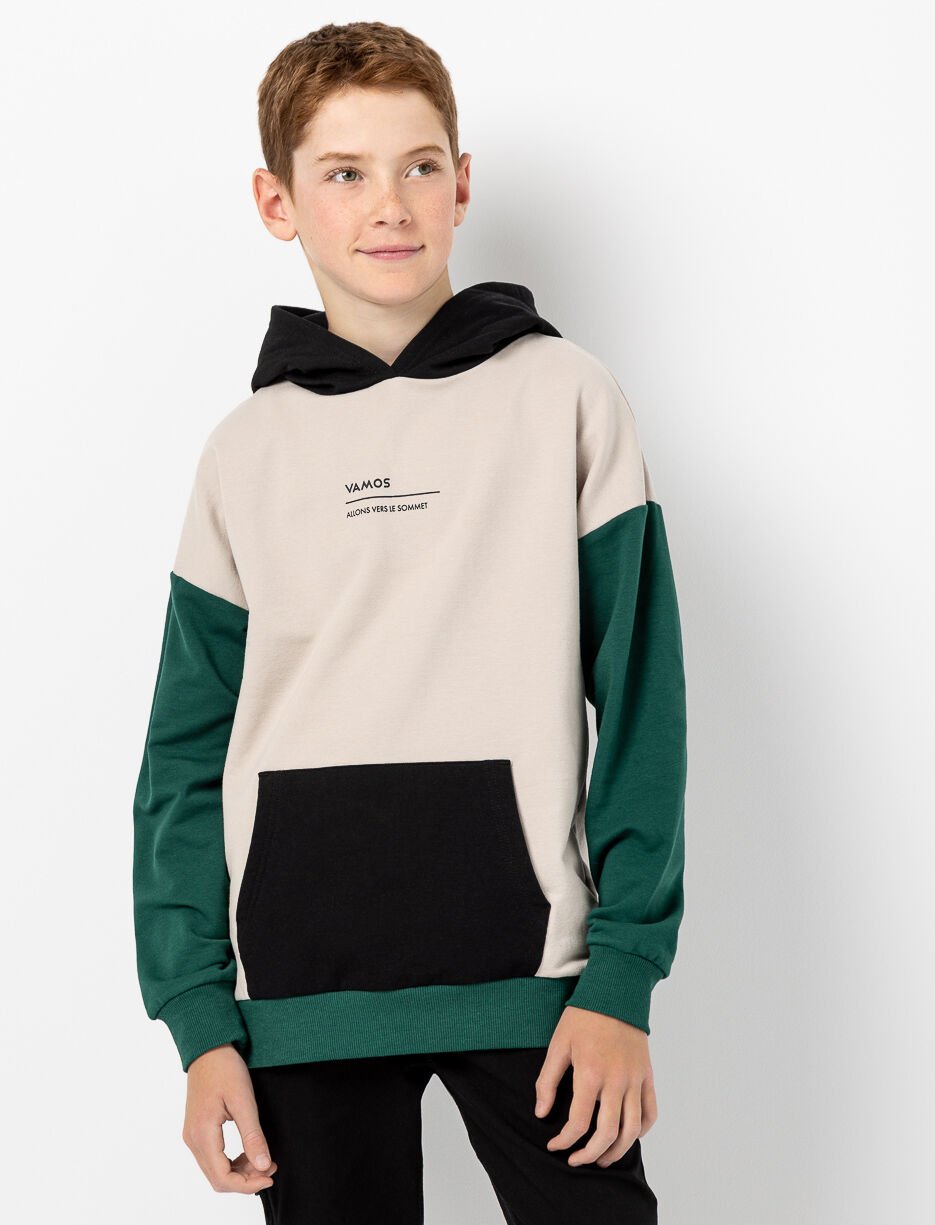 Fleece Hoodie with Kangaroo Pocket