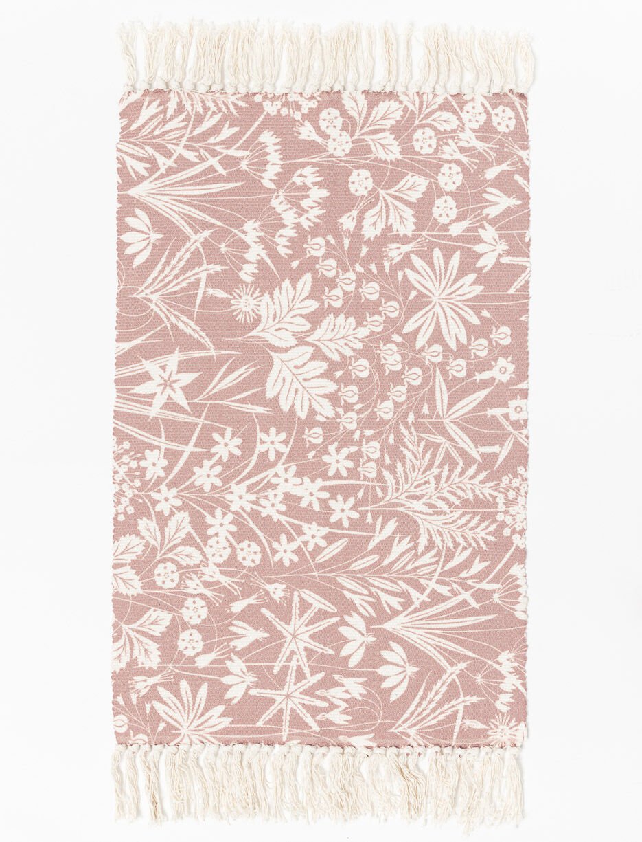 Tapis à motifs floraux