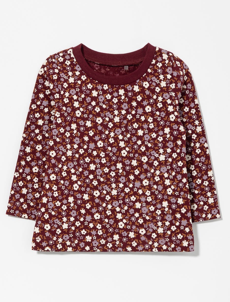 Organic Cotton Floral T-shirt - Baby Girl