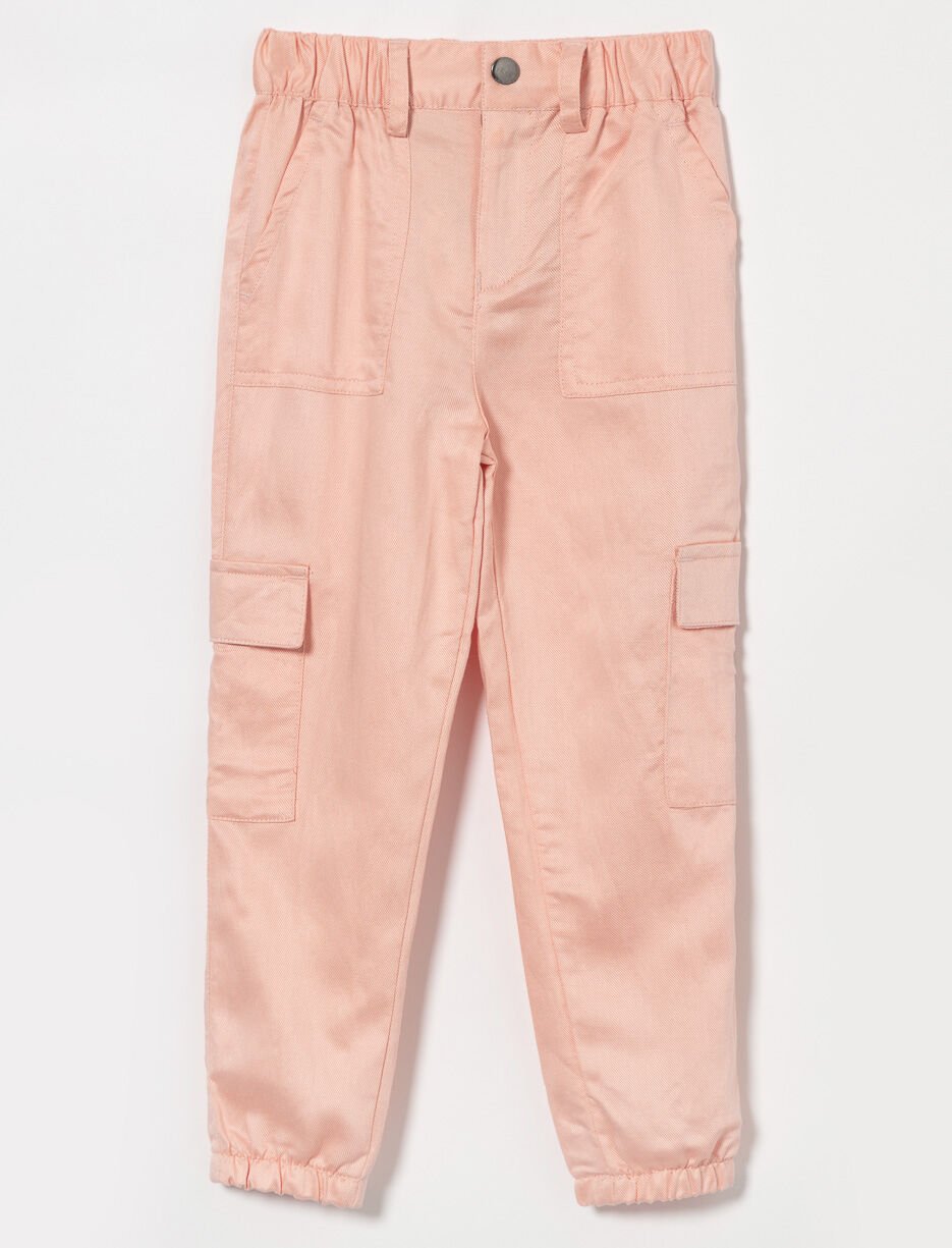 Cargo Pants with Elastic Waistband