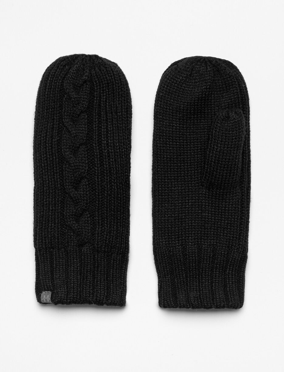 Mitaines en tricot torsadé Mitaines en tricot torsadé