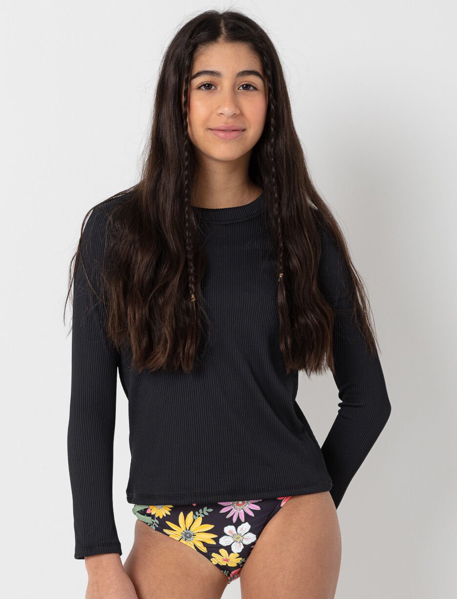 Rashguard côtelé uni Rashguard côtelé uni