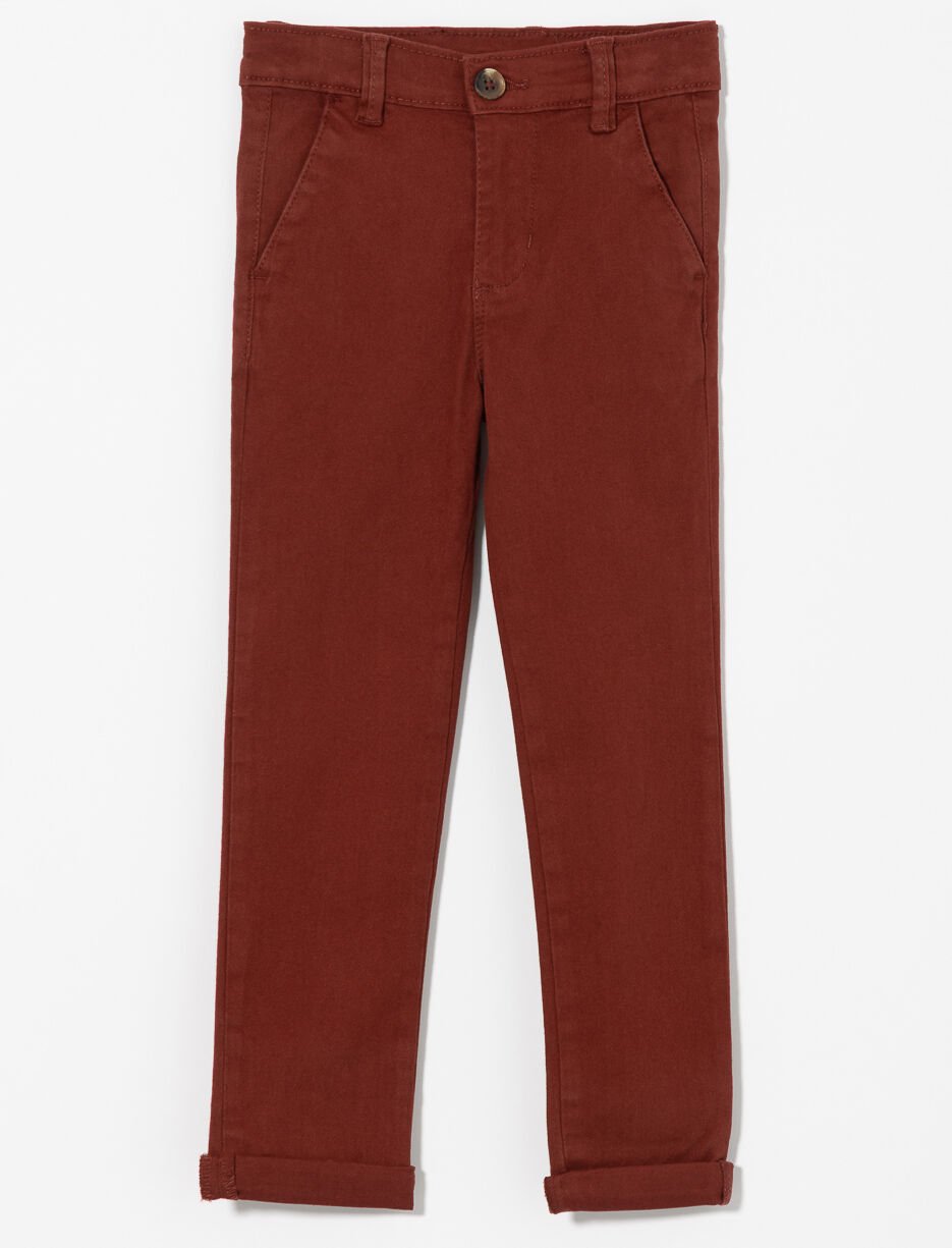Pantalon droit uni