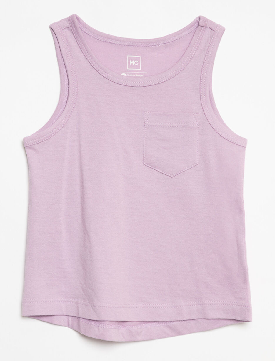 Camisole unie à poche