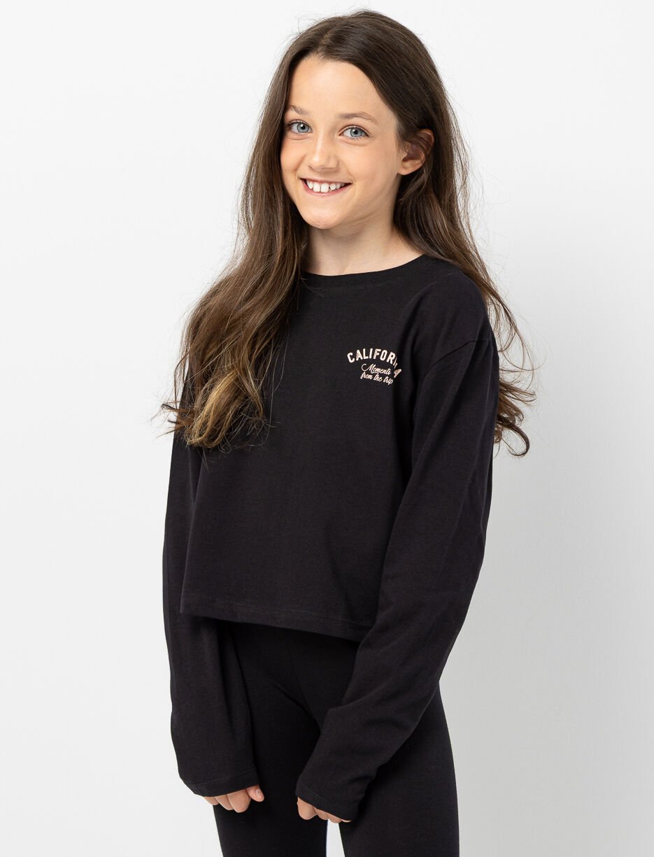 T-shirt imprimé à col rond