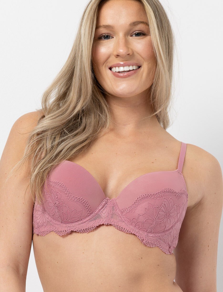 Soutien-gorge r&eacute;gulier &agrave; dentelle