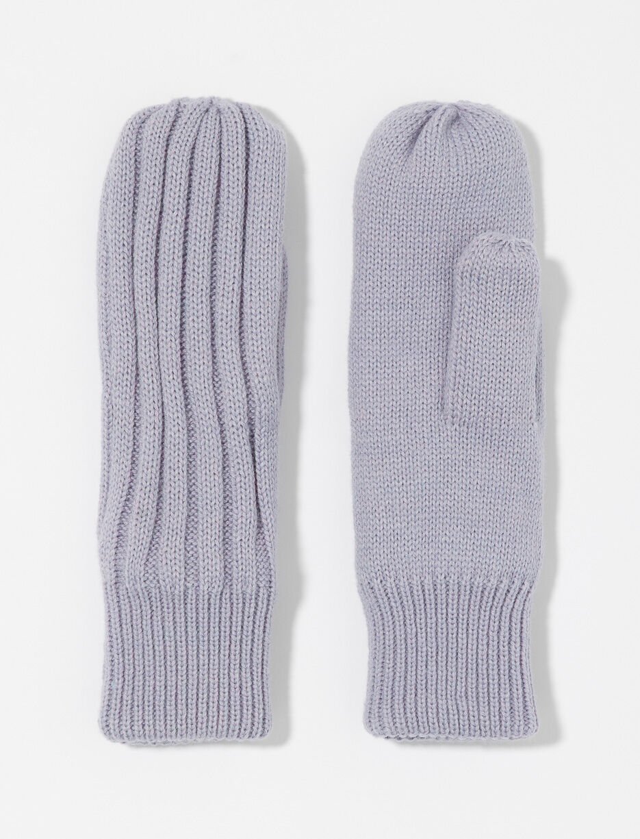 Mitaines en tricot doublées en polar